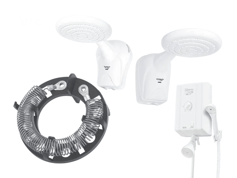 RESISTÊNCIA 127V~ - 5.400W - PARA GRANDUCHA ELETRÔNICA, GRANDUCHA JF ELETRÔNICA E DUCHA BANHO MÁXIMO PRESSURIZADO ELETRÔNICO Fame - Constrular CP