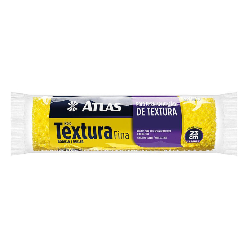 Rolo de Textura Fina 23cm Atlas - Constrular CP