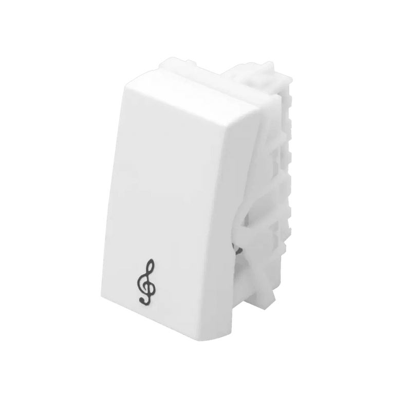 MÓDULO PULSADOR CAMPAINHA 16A/250V~ - BLANC MAIS / EVIDENCE / MODULARE Fame - Constrular CP
