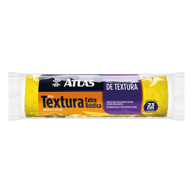 Rolo de Textura Extra Rústica 23cm Atlas - Constrular CP