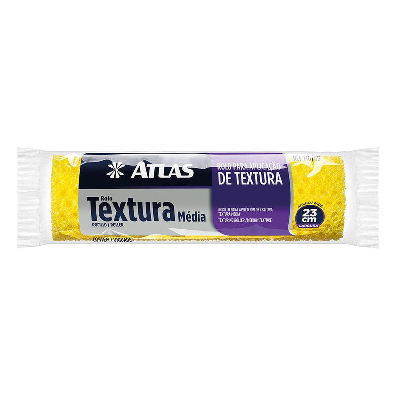 Rolo de Textura Média 23cm Atlas - Constrular CP