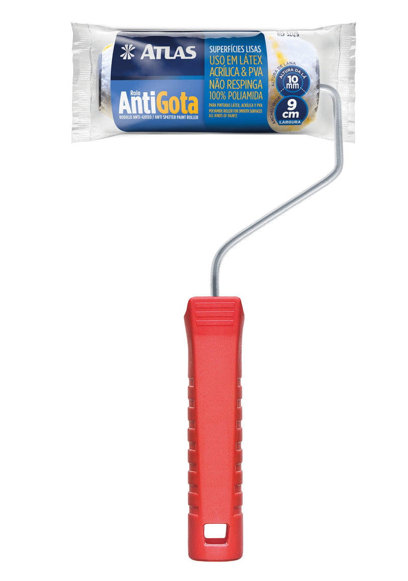 Rolo de Pintura Antigota 9cm Atlas - Constrular CP