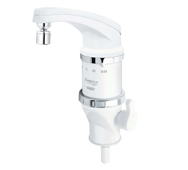 TORNEIRA ELÉTRICA ELEGANCE 4T DE BANCADA - 220V~ - 5.400W - BRANCA Fame - Constrular CP