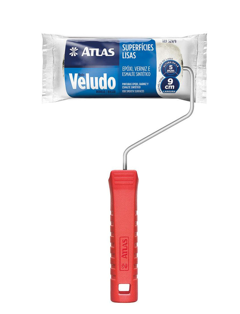 Rolo de Pintura Veludo 9cm Atlas - Constrular CP