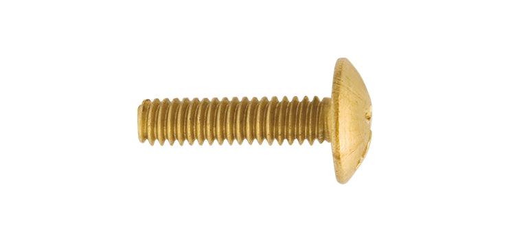 Parafuso de Latão Rosca 5/32" x Compr. 19,0mm Tipo Lentilha Blukit - Constrular CP