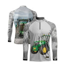 CAMISETA AGRO AGF07 TRATOR BRANCA M