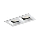 SPOT SNOOW 2XPAR30 90º BRANCO C/ FUNDO PRETO PROMOGAL