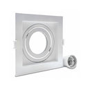 SPOT EMBUTIR PAR20 QUADRADO RECUADO BRANCO MOON