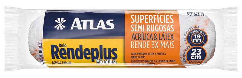 Rolo Para Pintura RendePlus 23cm Atlas - Constrular CP