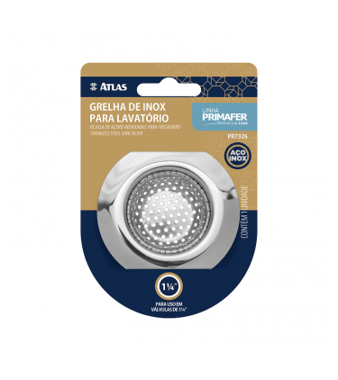 Grelha Para Tanque 7cm Inox Atlas - Constrular CP