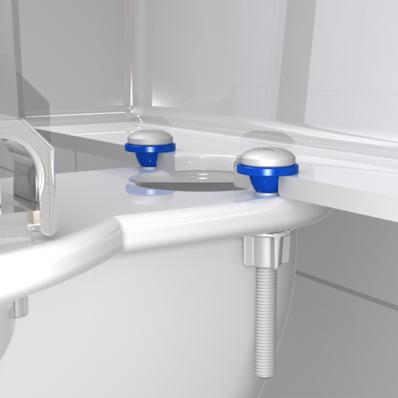 Kit Parafuso Fixador para Caixa Acoplada Blukit