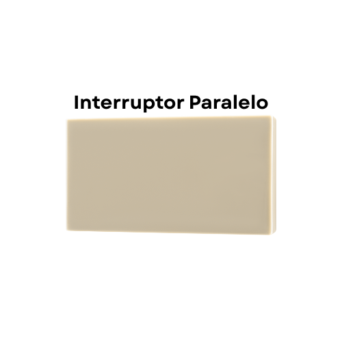 Módulo Recta Satin - Interruptor Paralelo - BLux