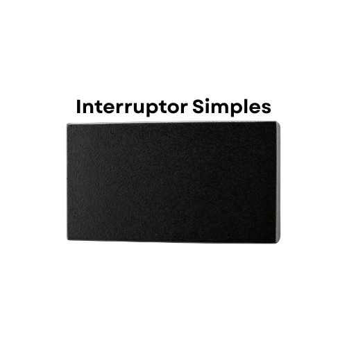 Módulo Recta Satin - Interruptor Simples - BLux