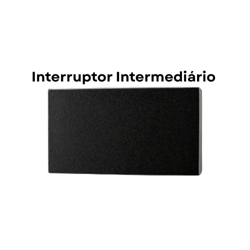 Módulo Recta Satin - Interruptor Intermediário - BLux