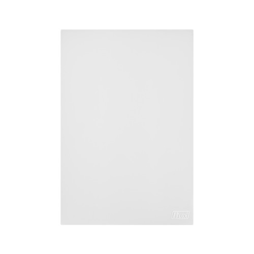 Placa Recta 4x2 - Cega - C/ Suporte Branco SATIN - Blux