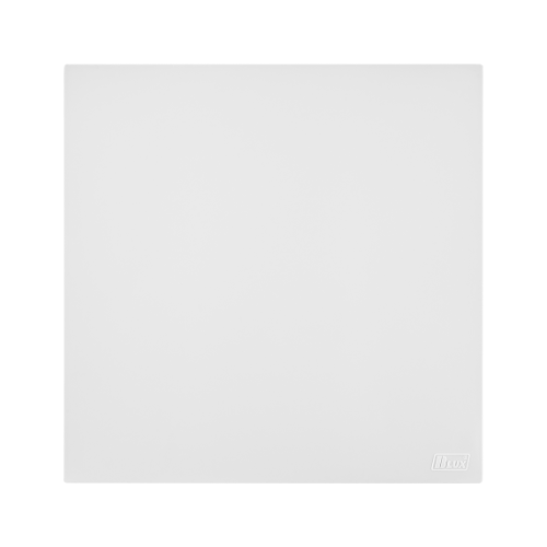 Placa Recta 4x4 - Cega - C/ Suporte Branco SATIN - Blux
