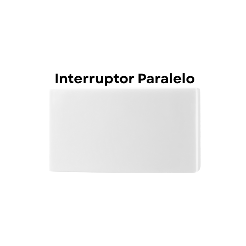 Módulo Recta Satin - Interruptor Paralelo - Branco - BLux