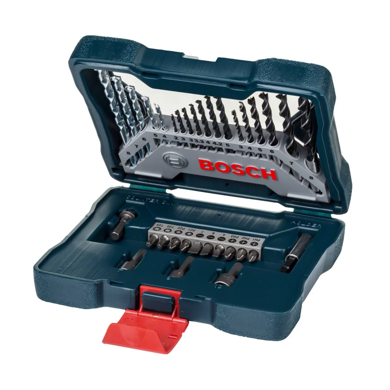 Jogo X-Line para Furar e Parafusar com 33 Peças e Maleta BOSCH