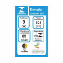 LAMPADA LED BULBO T45 9W 6500K BRONZEARTE