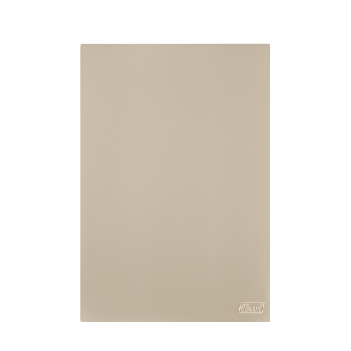 Placa Recta 4x2 Cega - C/ Suporte AREIA SATIN - Blux