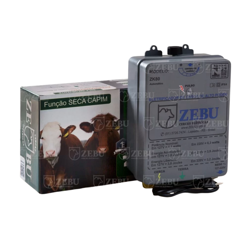 ZK80 AUT ELETRIFICADOR DE CERCA ZEBU