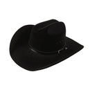 CHAPEU 8001 TAM P - AMERICANO AVELUDADO PRETO - CHAPEUS MUNDIAL