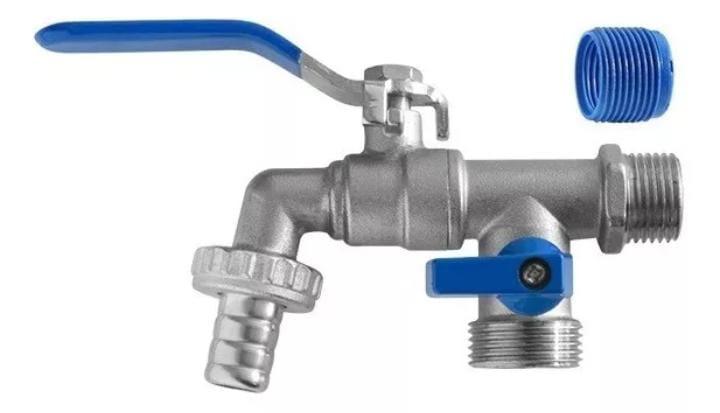 Torneira Esfera Dupla Tanque Maquina Blukit - Constrular CP