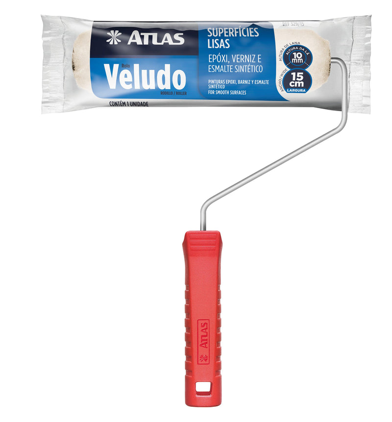 Rolo de Pintura Veludo 15cm Atlas - Constrular CP