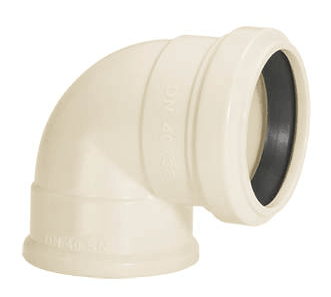 Joelho com Anel 90° 40x38 Esgoto Amanco - Constrular CP