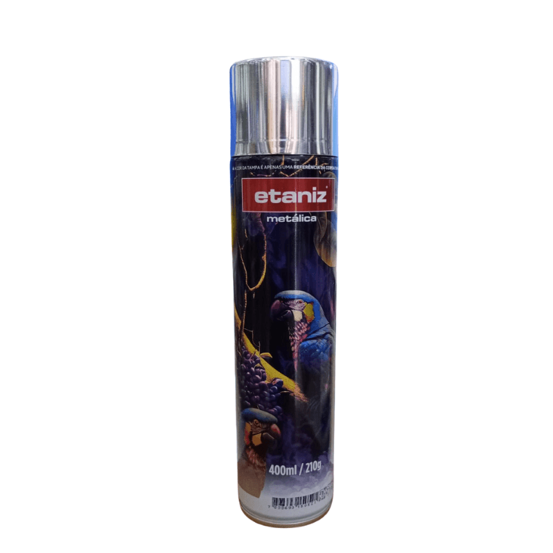 Tinta Spray Cromado Metálica Etaniz - Constrular CP