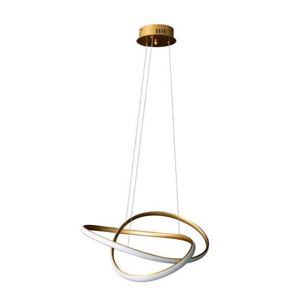 PENDENTE SPACE SATURNO LED GOLD 50W 3000K LLUM