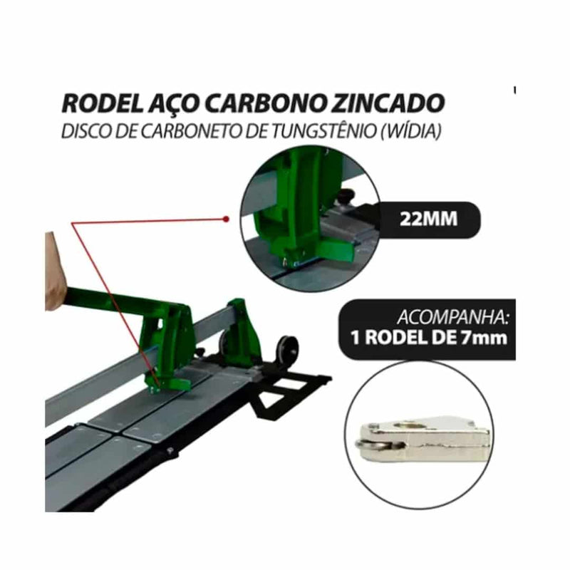 CORTADOR DE PISO TOP C/ LASER 125CM MULTICERTO