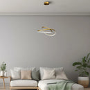 PENDENTE SPACE SATURNO LED GOLD 50W 3000K LLUM