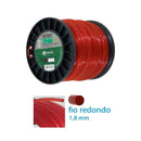 FIO NYLON VERMELHO P ROCADEIRA 1,8MM C/6M
