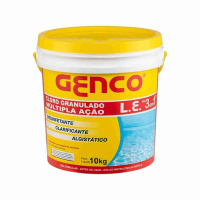 CLORO GRANULADO 3 EM 1 10KG GENCO