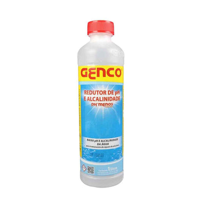 REDUTOR PH E ALCALINIDADE PH MENOS 1L GENCO