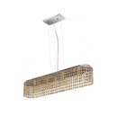 PENDENTE PARIS CRISTAL RETANGULAR 4XG9 BRONZEARTE