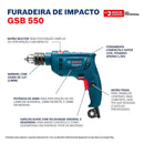 FURADEIRA DE IMPACTO GSB 550 RE 127V 06011B60D0 BOSCH