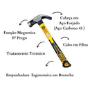MARTELO 29MM UNHA COM CABECA EM ACO FORJADO 450 G INGCO