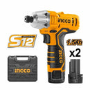 PARAFUSADEIRA IMPACTO INGCO 1/4 A BATERIA 12V