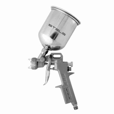 PISTOLA PINTURA C/TANQUE ALTO 1000ML STELS