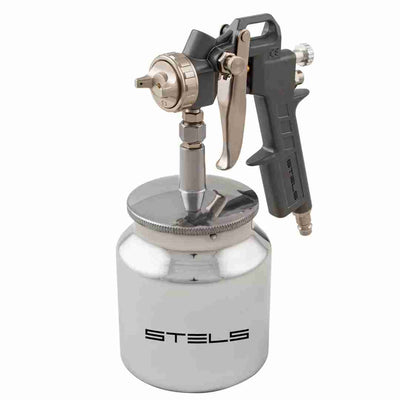 PISTOLA PINTURA C/TANQUE BAIXO 1000ML STELS