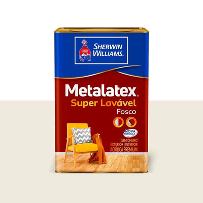 TINTA ACRILICA METALATEX 18L BIANCO SERENO FOSCO SHERWIN WILLIAMS