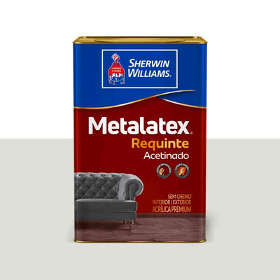 TINTA ACRILICA METALATEX 16L COR GELO PICADO REQUINTE ACETINADO SHERWIN WILLIAMS