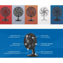 VENTILADOR DE MESA OSCILANTE 40CM 127V PRETO VENTISOL