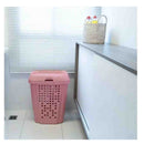 CESTO DE ROUPAS TELADO 45L ROSE ASTRA