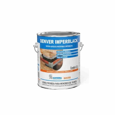 IMPERMEABILIZANTE ASFALTICO IMPERBLACK 1L DENVER