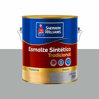 TINTA ESMALTE ALTO BRILHO 900ML SHERWIN WILLIAMS COR PLATINA