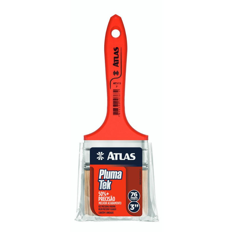Trincha Pintura Pluma Tek 3" Atlas - Constrular CP