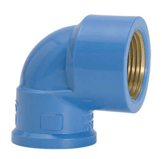 Joelho Bucha Latão 25mm x 3/4" Amanco - Constrular CP